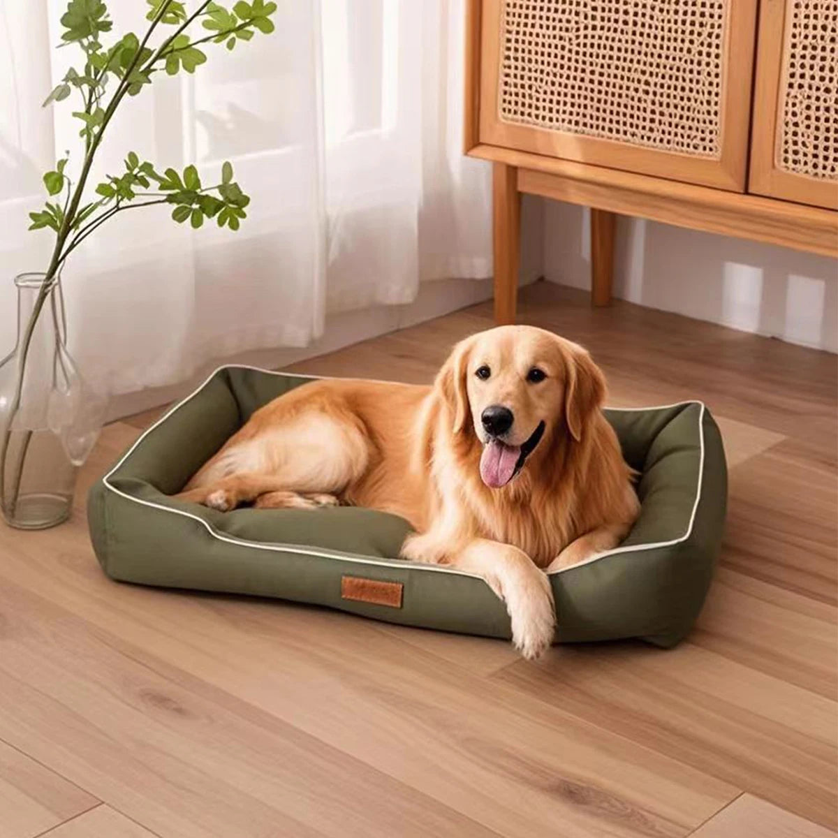 Waterproof Sofa Pet Bed for Dogs & Cats with Removable Cushion