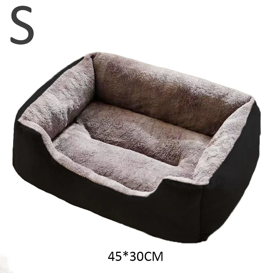 Cozy Plush Pet Bed for Cats & Small Dogs