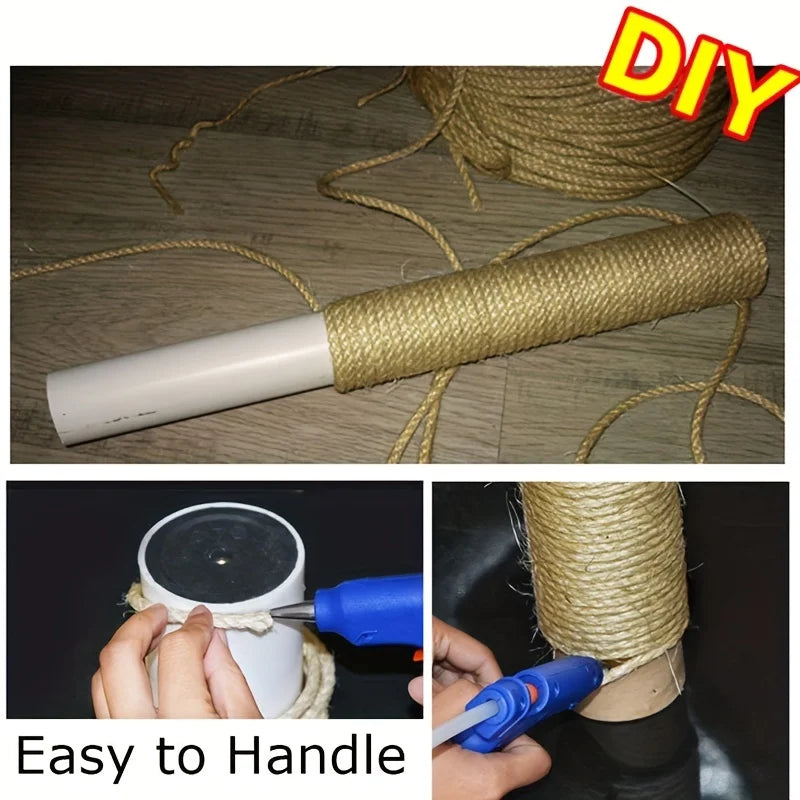 Natural Sisal Rope for Cat Scratchers | 10–50m