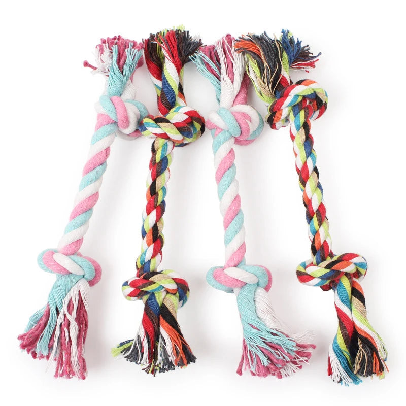 Double-Knot Cotton Rope Chew Toy for Dogs