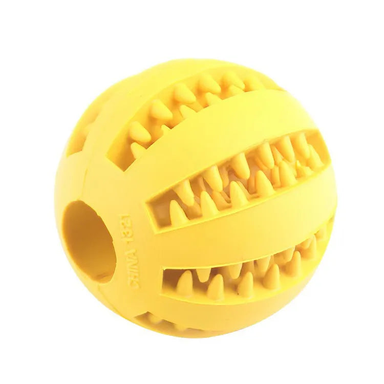 Interactive Treat-Dispensing Ball Toy for Dogs – Durable Chew & Enrichment Toy