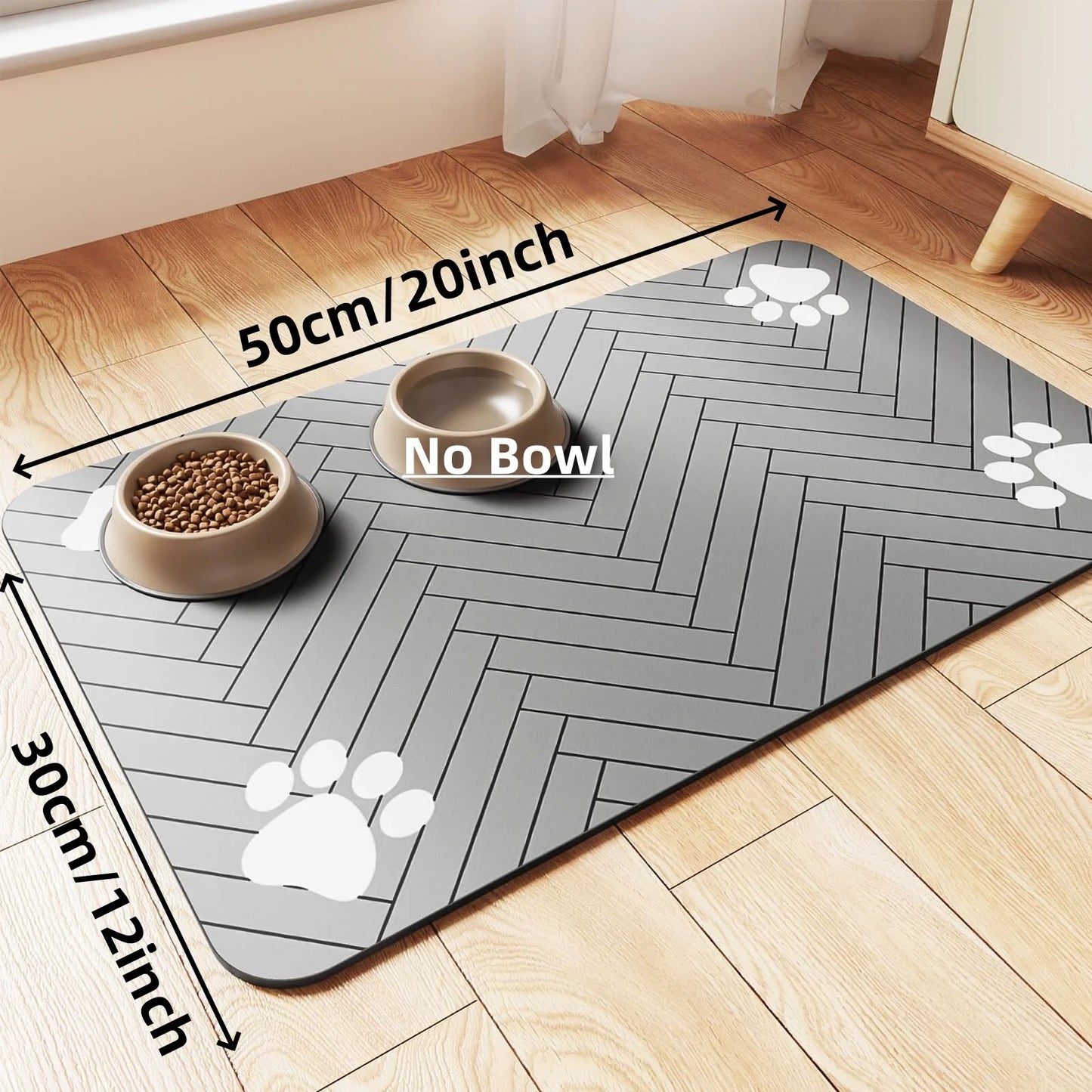 Waterproof Pet Feeding Mat – Non-Slip & Absorbent