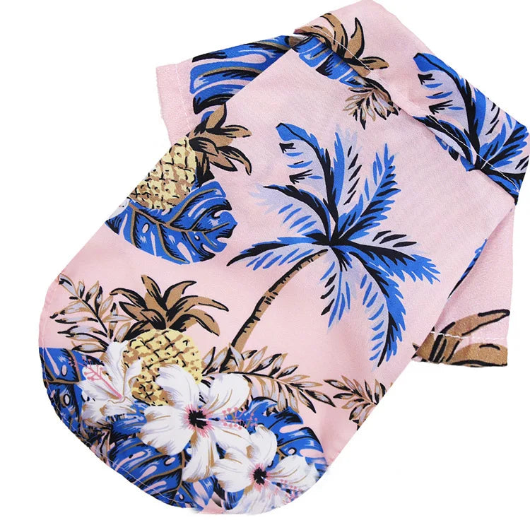 WoofNook Tropical Hawaiian Dog Shirt – Soft Summer Pet Clothing