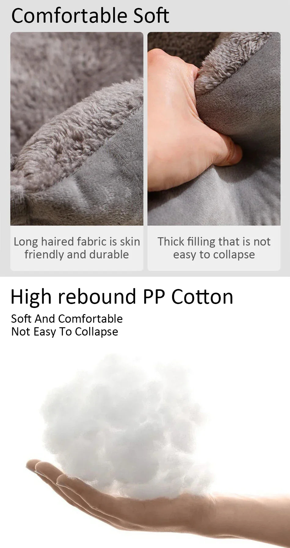 Cozy Plush Pet Bed for Cats & Small Dogs