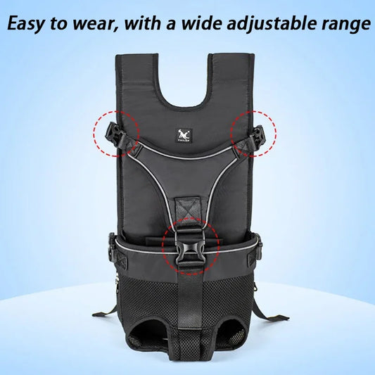 Breathable Dog Carrier Backpack for Small & Medium Dogs