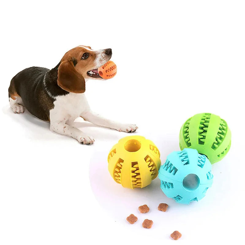 Interactive Treat-Dispensing Ball Toy for Dogs – Durable Chew & Enrichment Toy