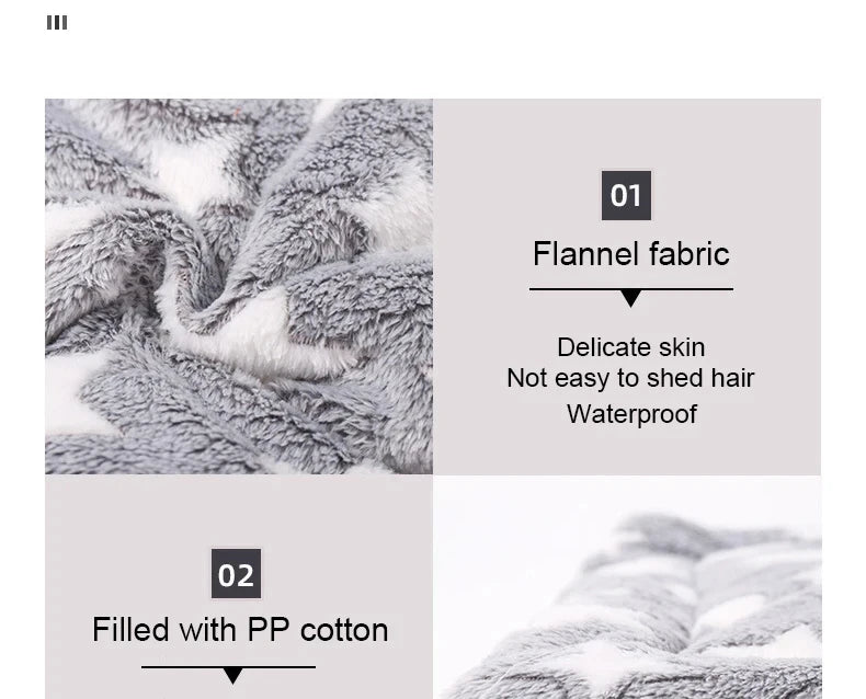 Flannel Pet Sleeping Mat – Soft Dog & Cat Bed Blanket