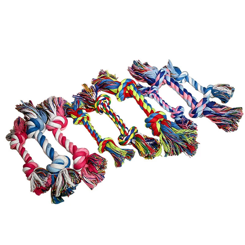 Double-Knot Cotton Rope Chew Toy for Dogs