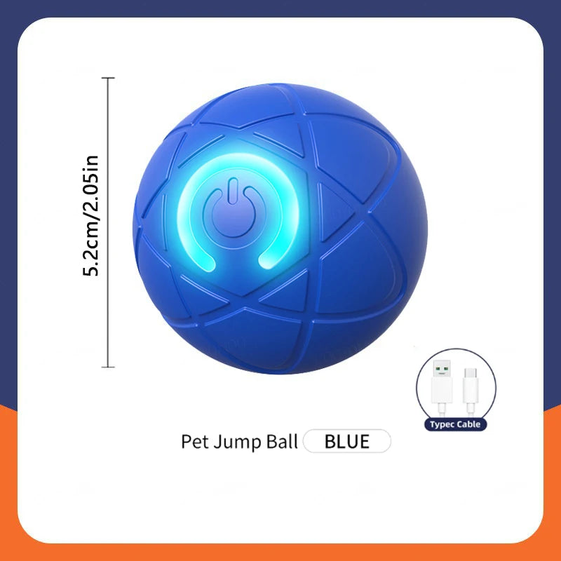 Interactive USB Rechargeable Moving Ball Toy for Dogs & Cats