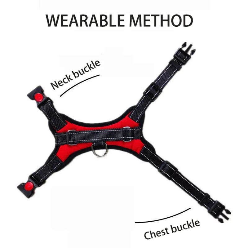 Adjustable Dog Harness – Comfortable, Breathable & Quick-Release
