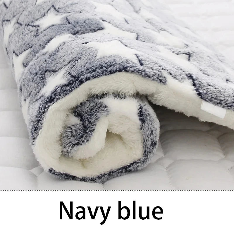 Flannel Pet Sleeping Mat – Soft Dog & Cat Bed Blanket