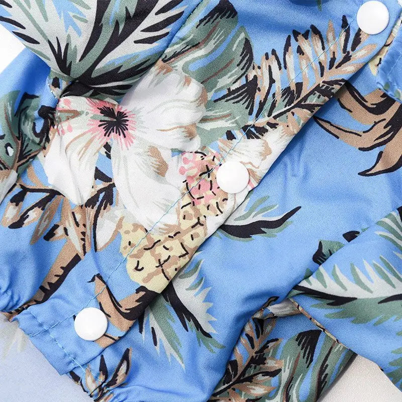WoofNook Tropical Hawaiian Dog Shirt – Soft Summer Pet Clothing