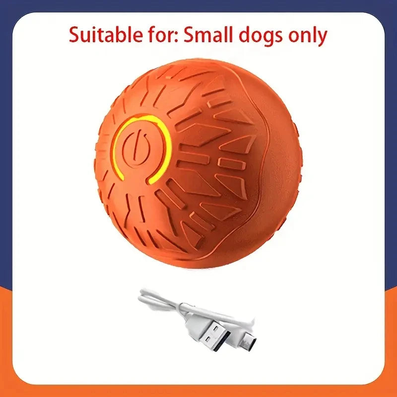 Interactive USB Rechargeable Moving Ball Toy for Dogs & Cats