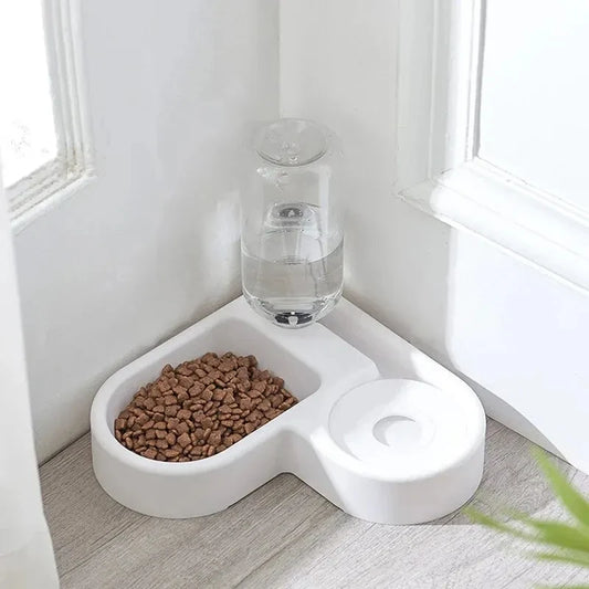 Dual-Use Pet Bowl for Dogs & Cats – Food & Water Station