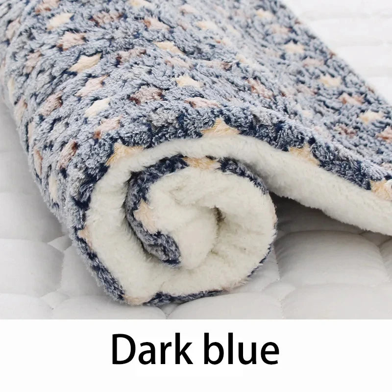 Flannel Pet Sleeping Mat – Soft Dog & Cat Bed Blanket