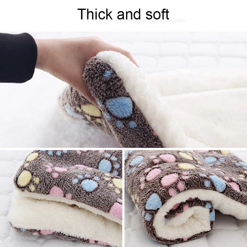 Flannel Pet Sleeping Mat – Soft Dog & Cat Bed Blanket