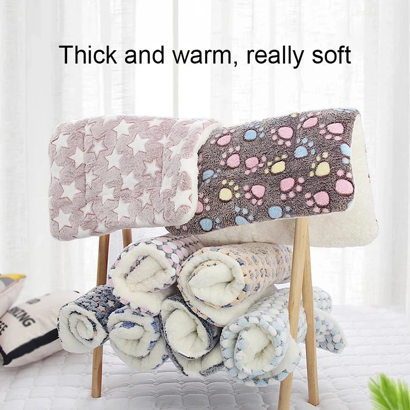 Flannel Pet Sleeping Mat – Soft Dog & Cat Bed Blanket