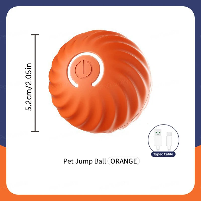 Interactive USB Rechargeable Moving Ball Toy for Dogs & Cats