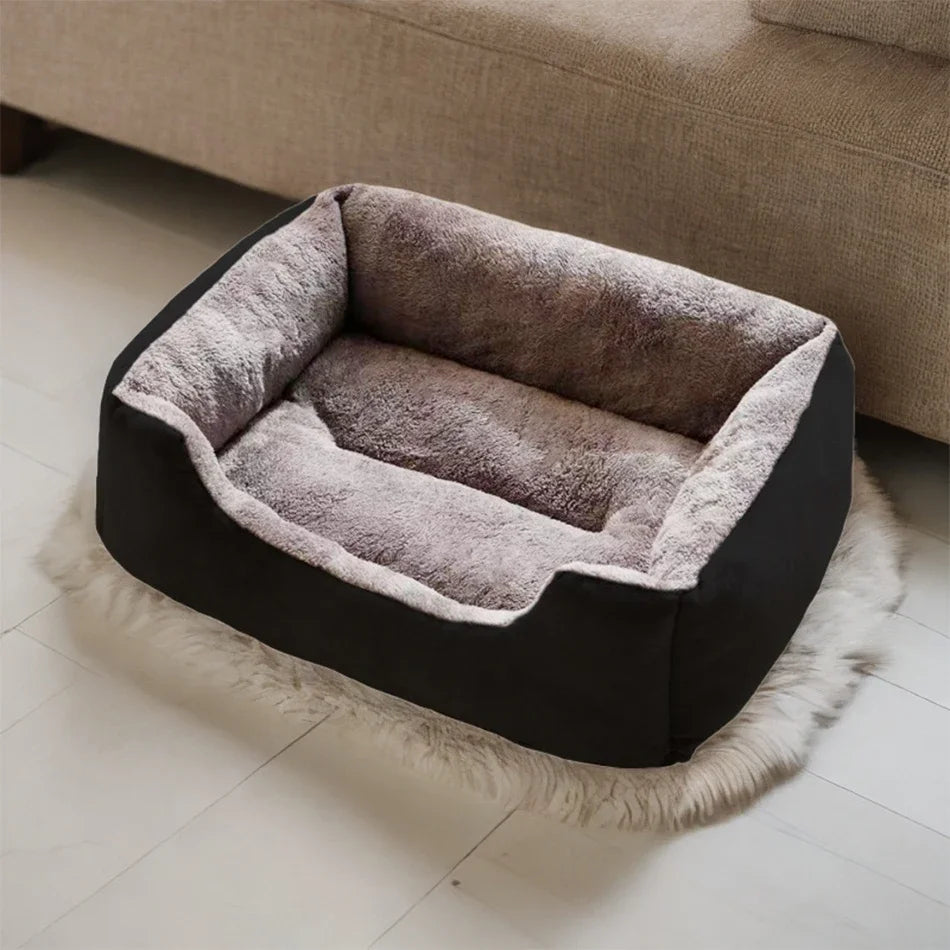Cozy Plush Pet Bed for Cats & Small Dogs