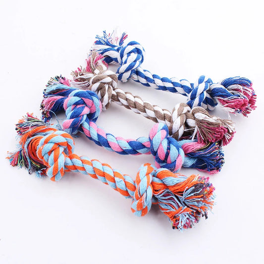 Double-Knot Cotton Rope Chew Toy for Dogs