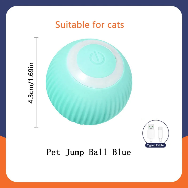 Interactive USB Rechargeable Moving Ball Toy for Dogs & Cats