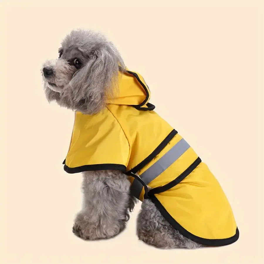 WoofNook Waterproof Dog Raincoat – Adjustable Windproof Pet Jacket