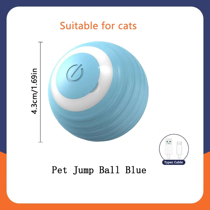 Interactive USB Rechargeable Moving Ball Toy for Dogs & Cats