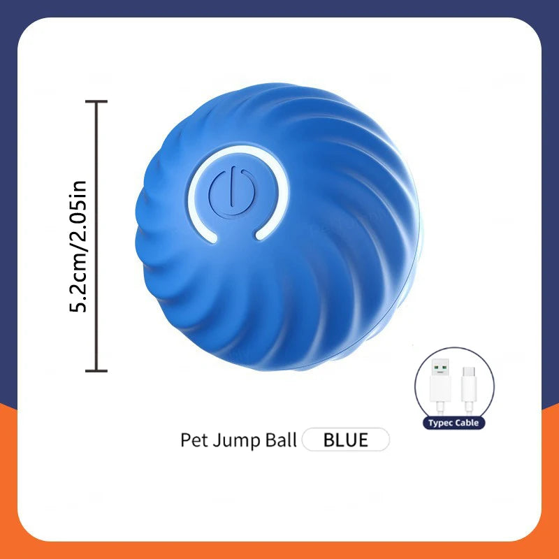 Interactive USB Rechargeable Moving Ball Toy for Dogs & Cats