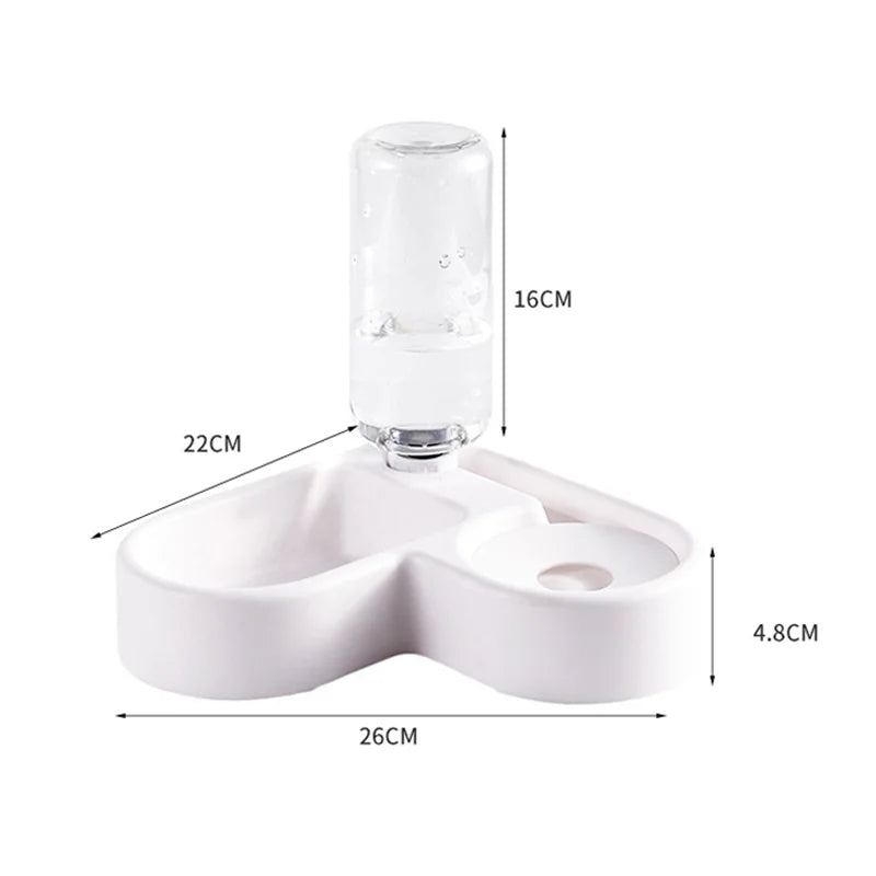 Dual-Use Pet Bowl for Dogs & Cats – Food & Water Station