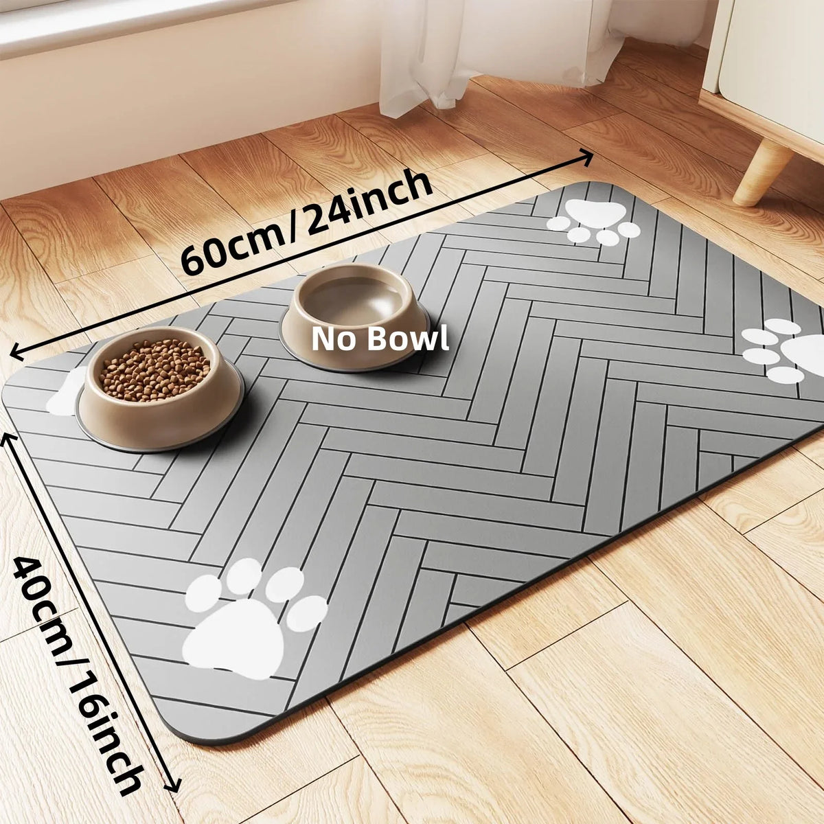 Waterproof Pet Feeding Mat – Non-Slip & Absorbent