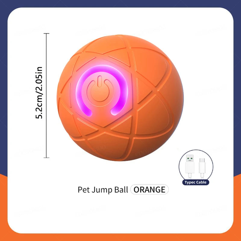 Interactive USB Rechargeable Moving Ball Toy for Dogs & Cats