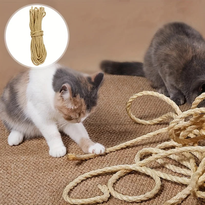 Natural Sisal Rope for Cat Scratchers | 10–50m