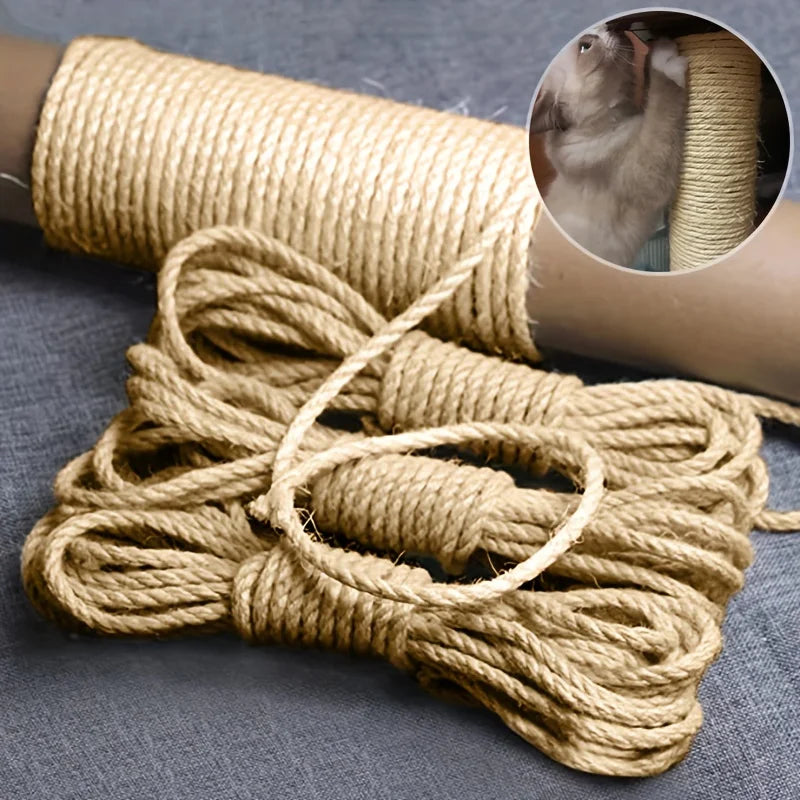 Natural Sisal Rope for Cat Scratchers | 10–50m