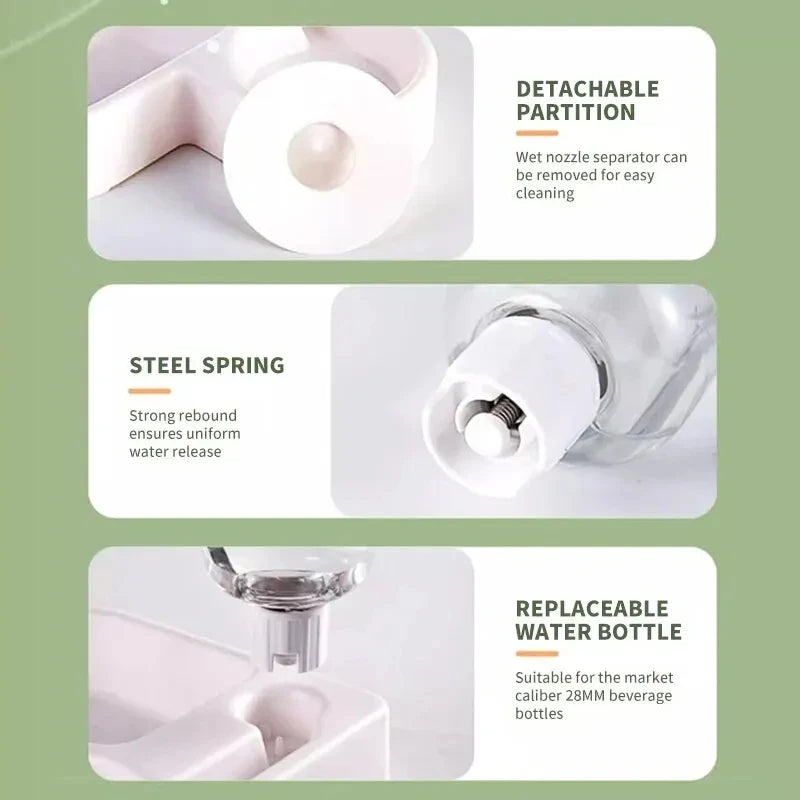 Dual-Use Pet Bowl for Dogs & Cats – Food & Water Station
