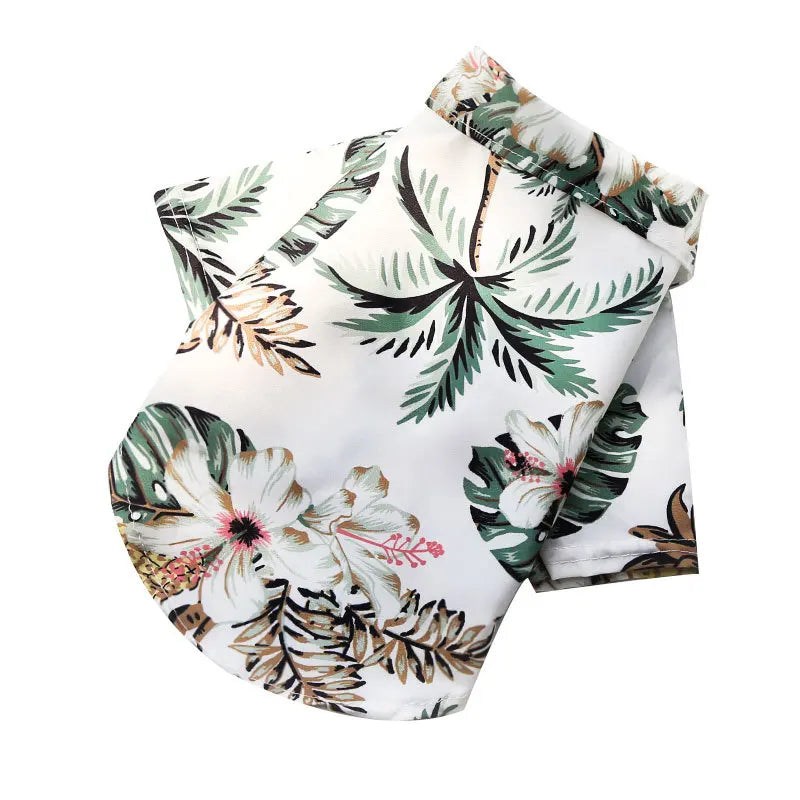 WoofNook Tropical Hawaiian Dog Shirt – Soft Summer Pet Clothing