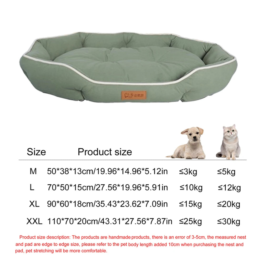 Waterproof Sofa Pet Bed for Dogs & Cats with Removable Cushion