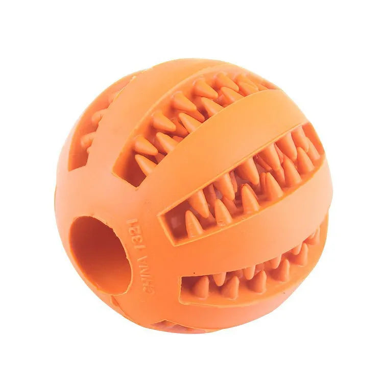 Interactive Treat-Dispensing Ball Toy for Dogs – Durable Chew & Enrichment Toy