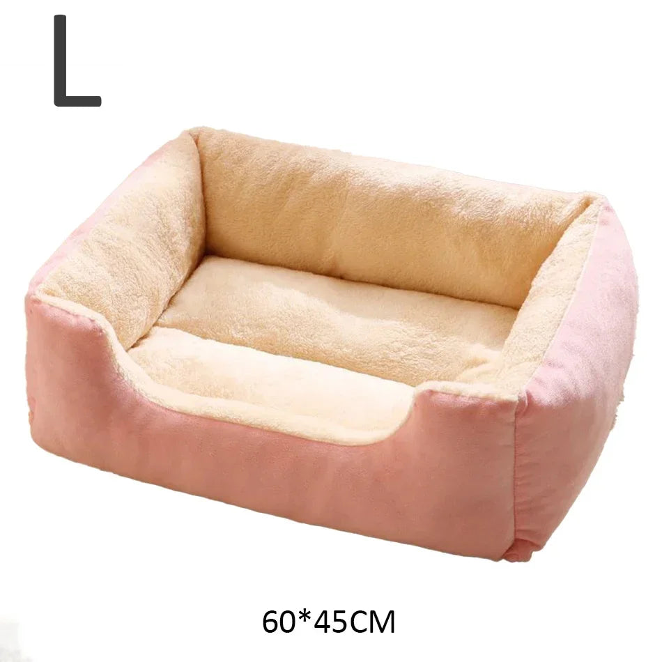 Cozy Plush Pet Bed for Cats & Small Dogs