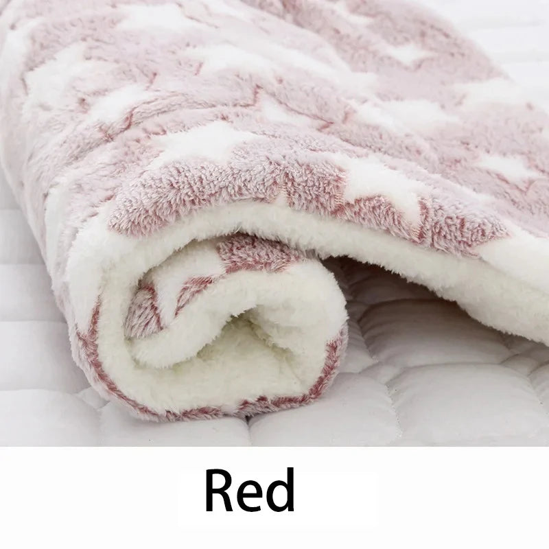 Flannel Pet Sleeping Mat – Soft Dog & Cat Bed Blanket
