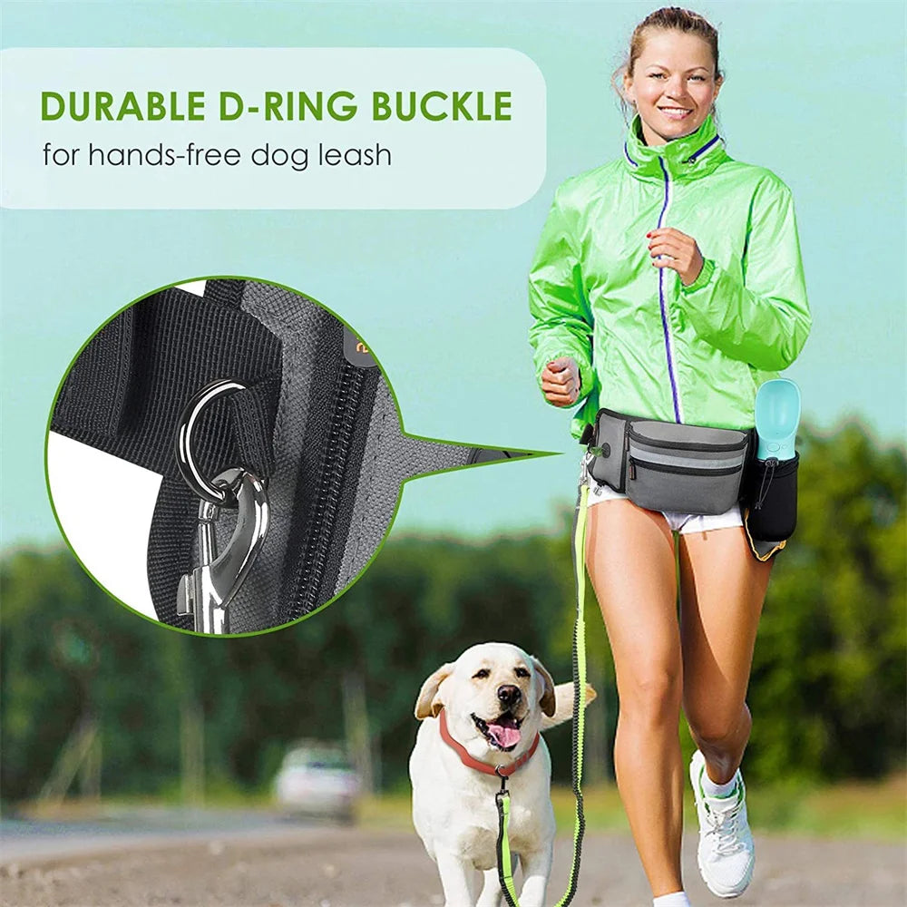 Dog Training Treat Pouch with Bottle Holder