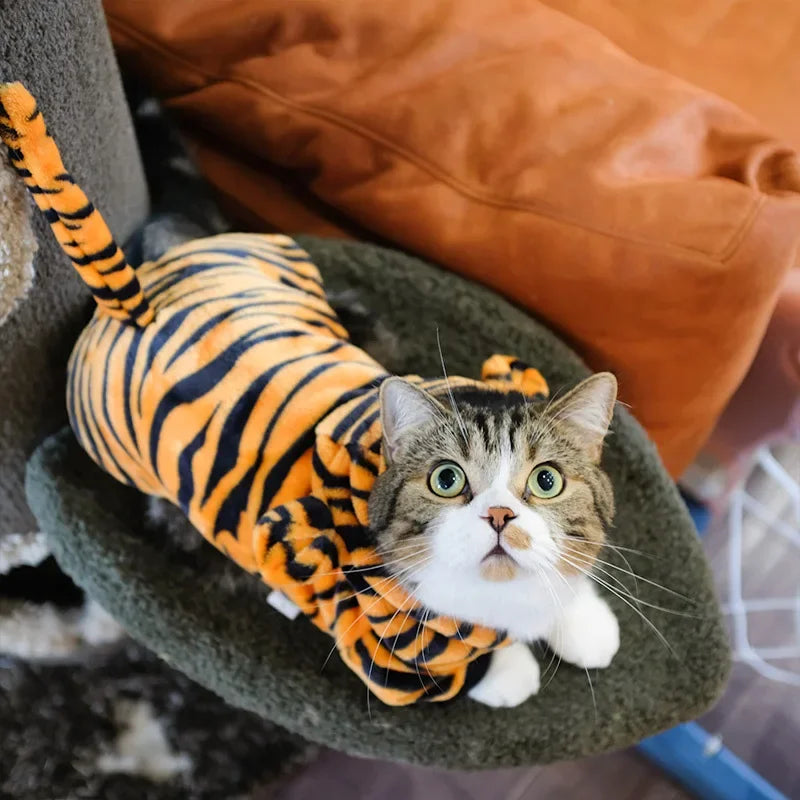 WoofNook Cozy Fleece Pet Pajama – Warm Animal Print Sleepwear