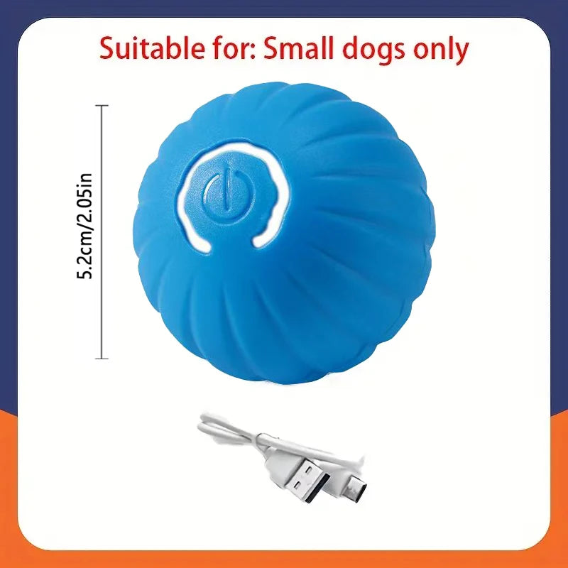 Interactive USB Rechargeable Moving Ball Toy for Dogs & Cats