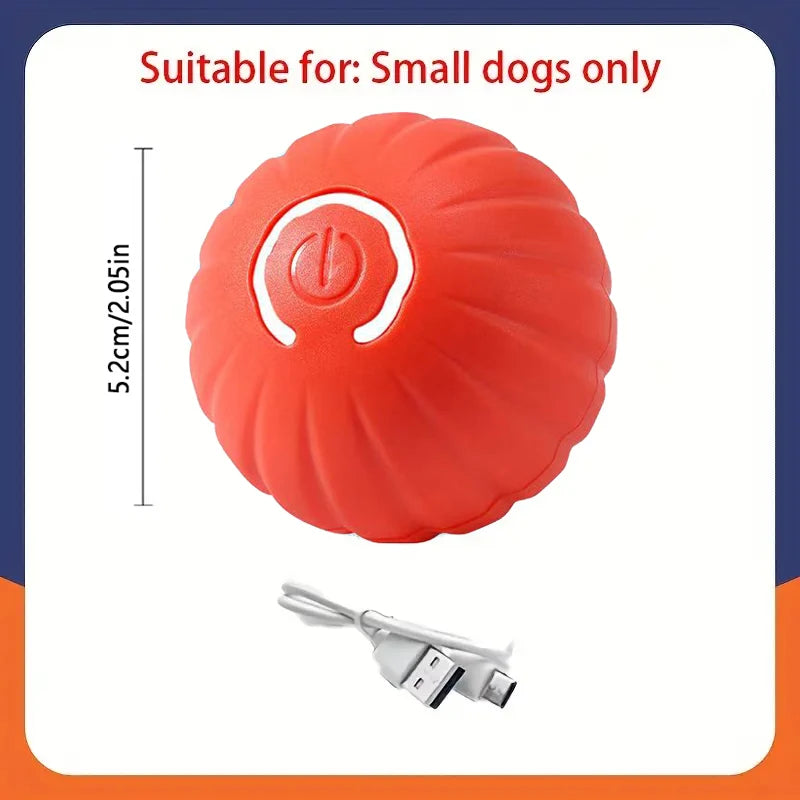 Interactive USB Rechargeable Moving Ball Toy for Dogs & Cats