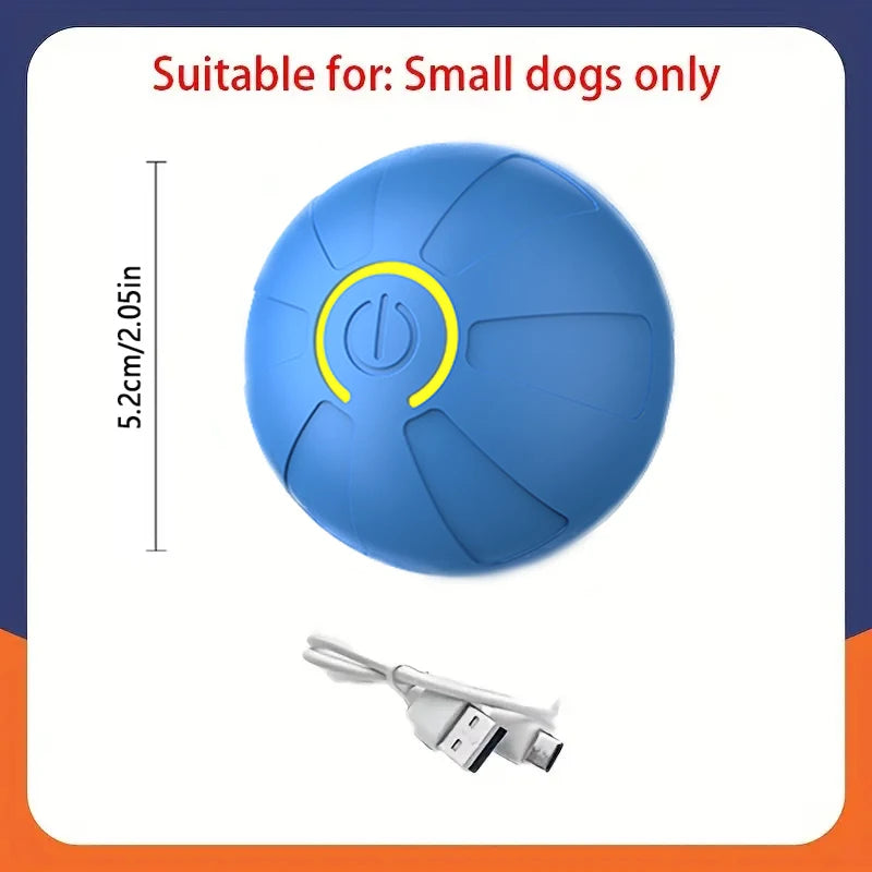 Interactive USB Rechargeable Moving Ball Toy for Dogs & Cats