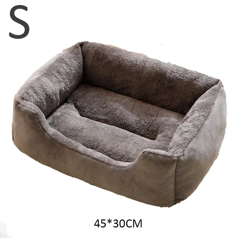 Cozy Plush Pet Bed for Cats & Small Dogs