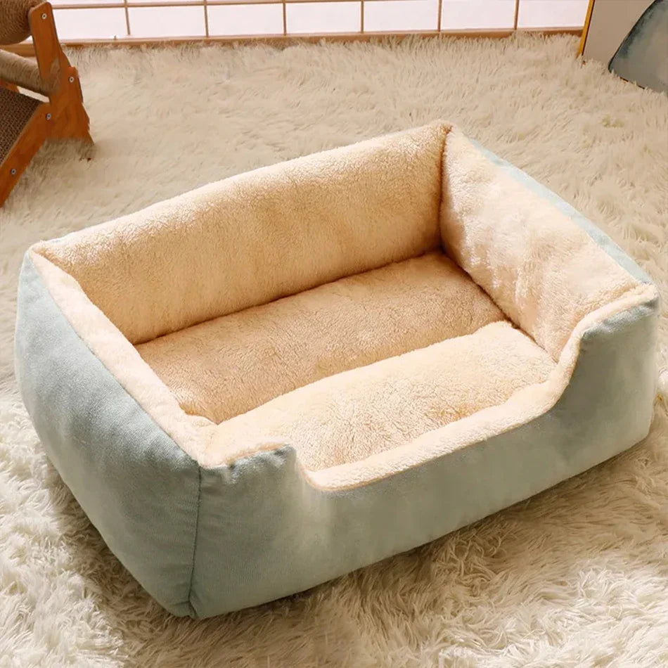 Cozy Plush Pet Bed for Cats & Small Dogs