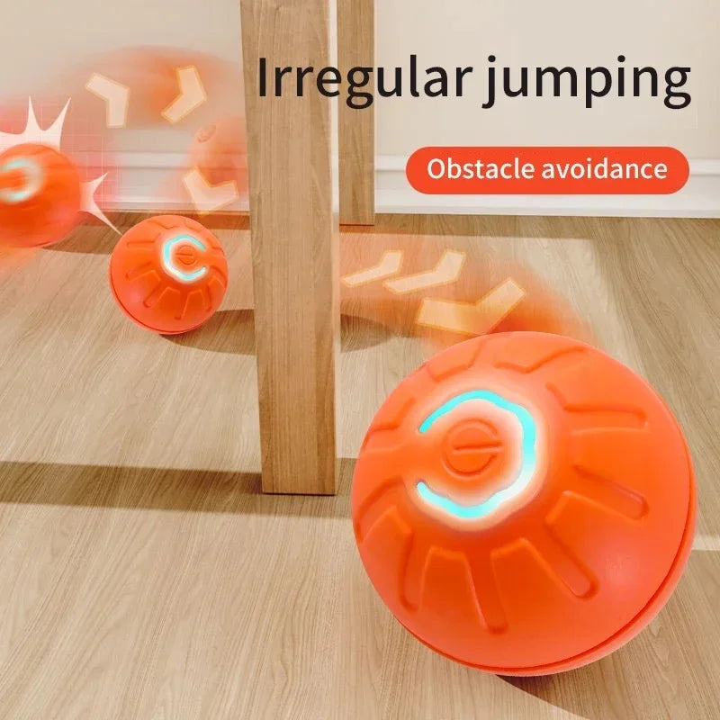 Interactive USB Rechargeable Moving Ball Toy for Dogs & Cats