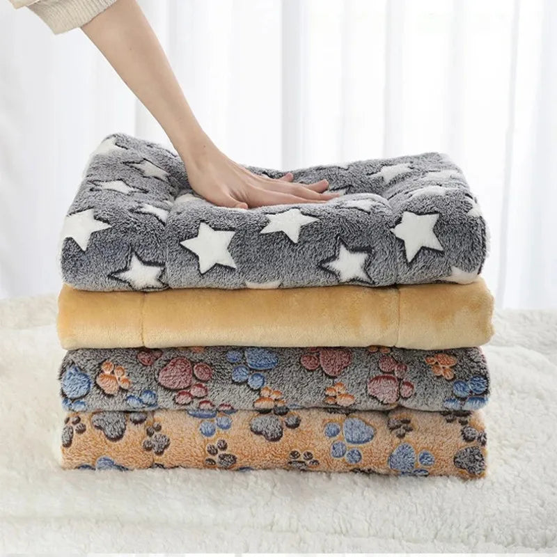 Flannel Pet Sleeping Mat – Soft Dog & Cat Bed Blanket