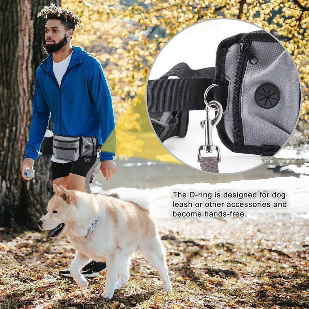 Dog Training Treat Pouch with Bottle Holder