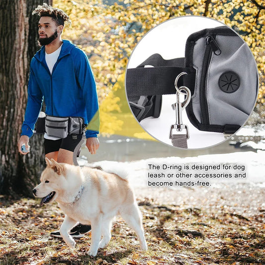 Dog Training Treat Pouch with Bottle Holder